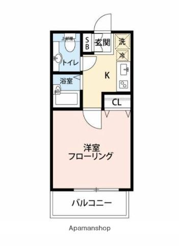 マイナビSTAYミライエ小伝馬町(1K/12階)の間取り写真