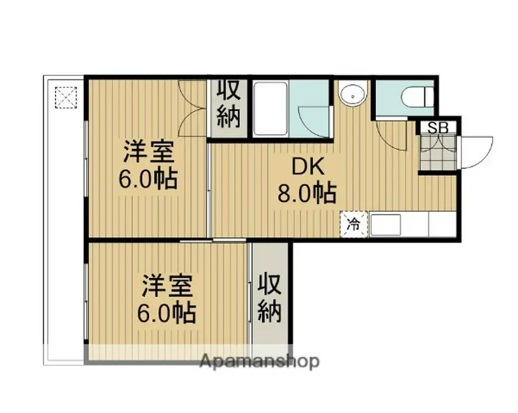 ニュー天沼マンション 2階階 間取り