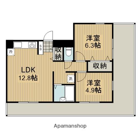 コーポロイヤル 3階階 間取り