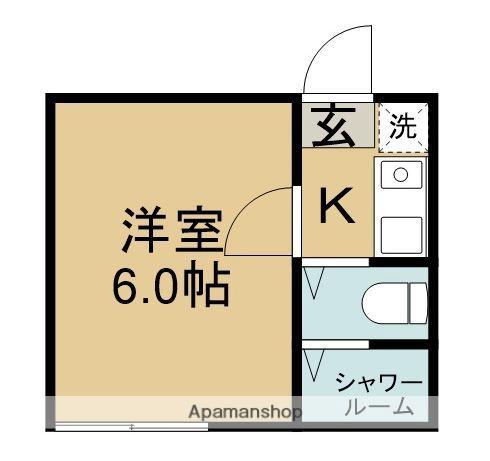 セントヒルズ阿佐ヶ谷(1K/2階)の間取り写真