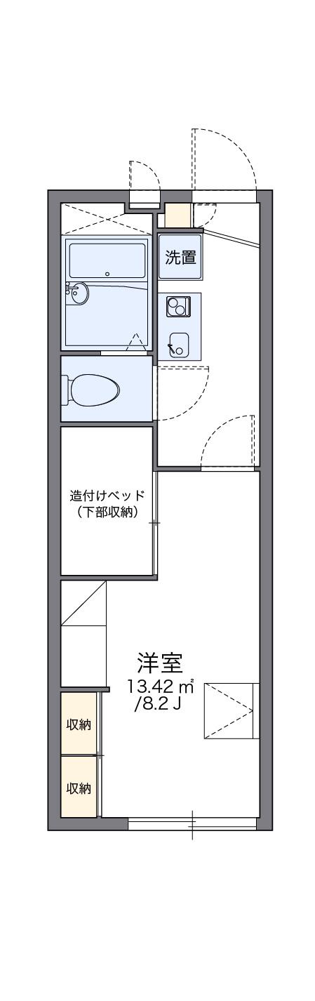 レオパレスソフィア大泉 1階階 間取り