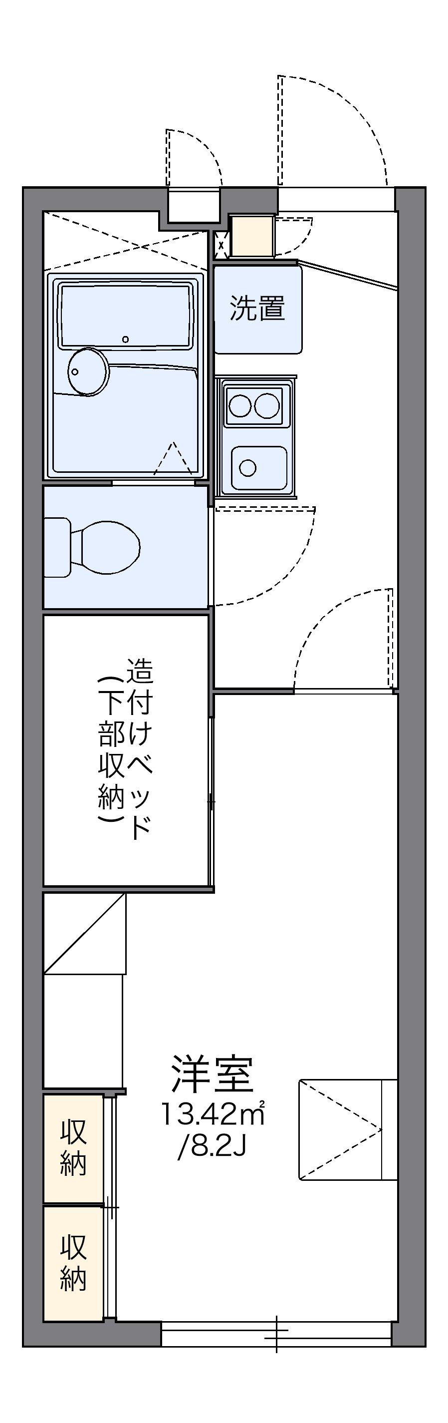 レオパレス緑町 2階階 間取り