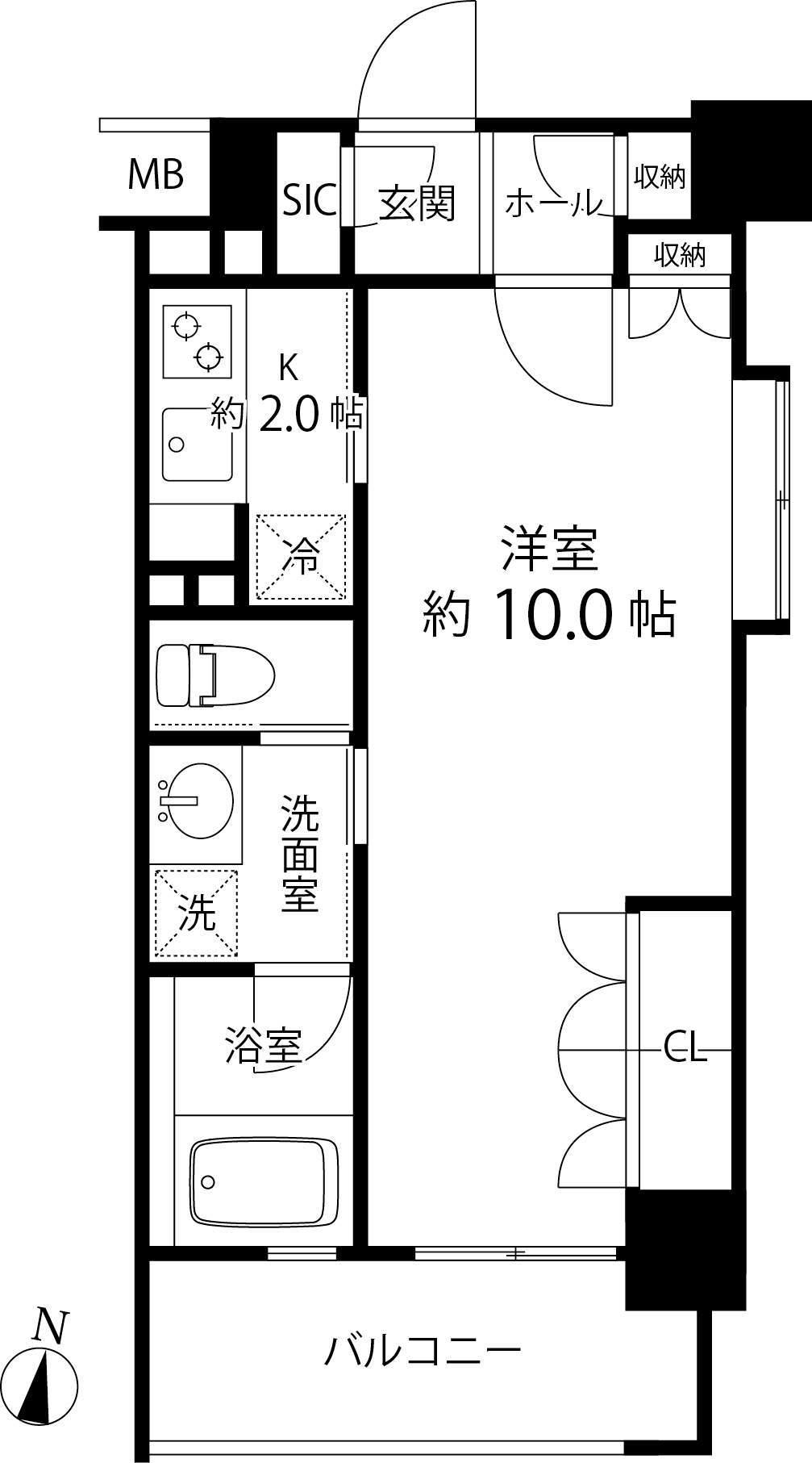 リリエンベルグ目白壱番館 2階階 間取り