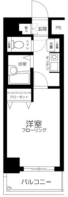 メインステージ三軒茶屋 10階階 間取り