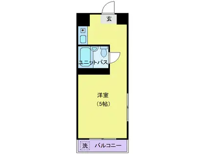 アイエヌジー笹塚(ワンルーム/3階)の間取り写真