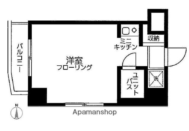 スカイコートエクセレント荻窪(ワンルーム/2階)の間取り写真