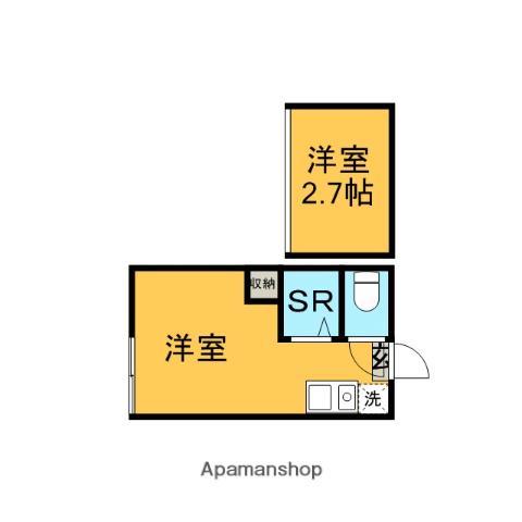 アーバンプレイス高円寺南B(ワンルーム/2階)の間取り写真