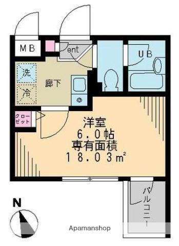 バーミープレイス高円寺 1階階 間取り