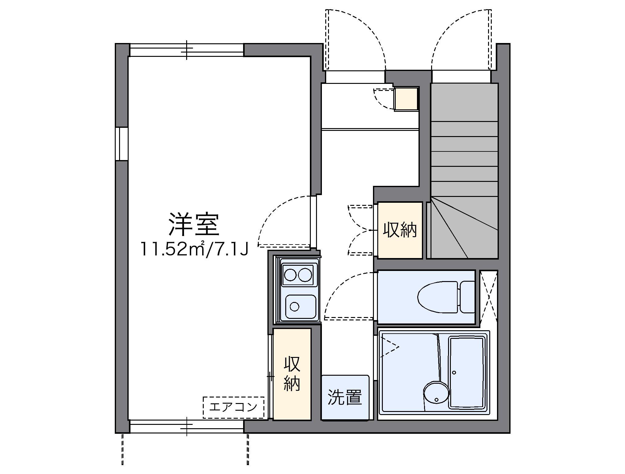 レオネクストサニーリーフ 1階階 間取り
