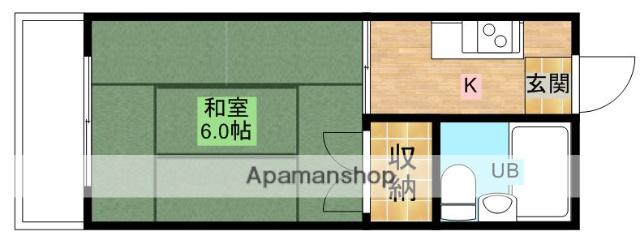 ハイツ白梅 2階階 間取り