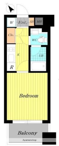 ミディアス・スカイコート赤坂 4階階 間取り