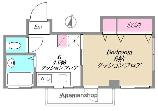 R-STYLE武蔵境(1K/3階)の間取り写真