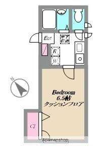 リースランド十条(1K/1階)の間取り写真