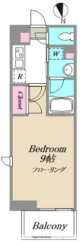 オーキッドテラス高円寺(1K/5階)の間取り写真