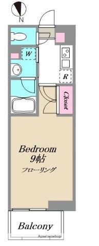 オーキッドテラス高円寺(1K/7階)の間取り写真