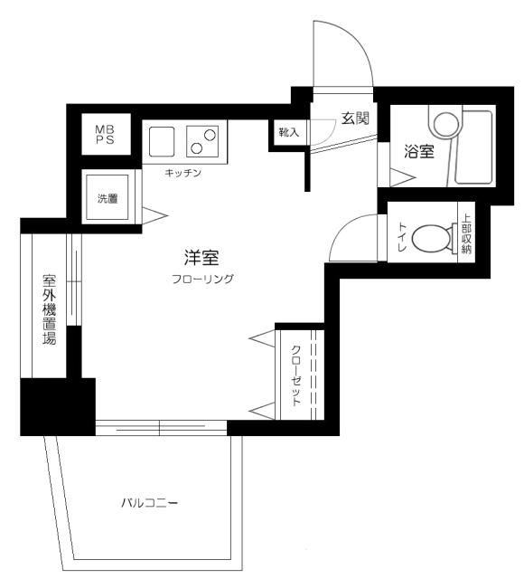 OLIO麻布十番 7階階 間取り