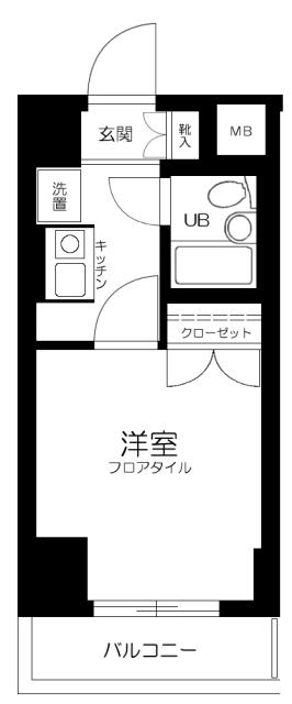 プレールミホカテリーナ武蔵小山 6階階 間取り