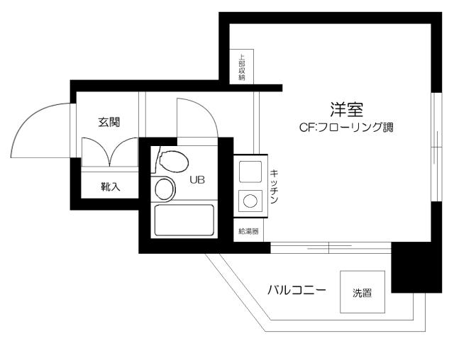 キャッスルマンション大森B号館 6階階 間取り