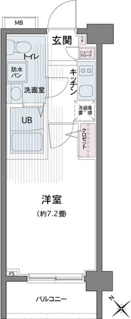 エコロジー都立大学レジデンス 6階階 間取り