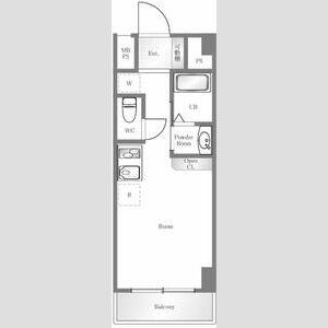 キャッスルマンション笹塚 6階階 間取り