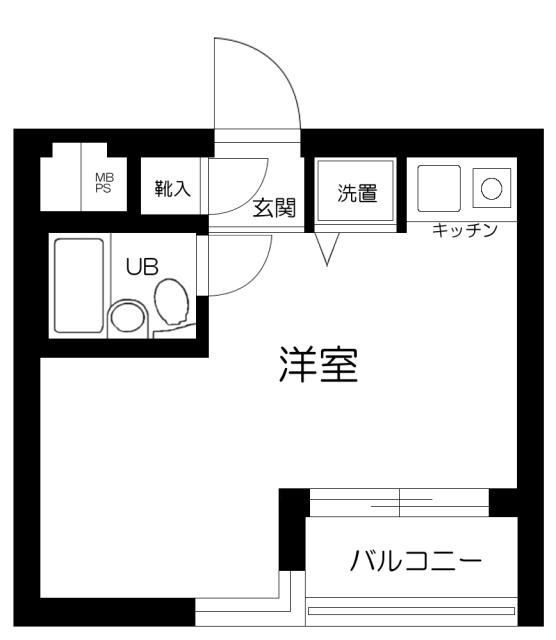 ライオンズマンション学芸大学第3 2階階 間取り