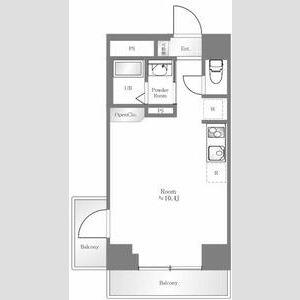 藤和半蔵門コープ(ワンルーム/4階)の間取り写真