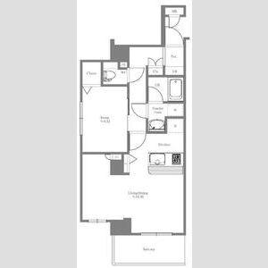 菱和パレス小石川後楽園(1LDK/2階)の間取り写真