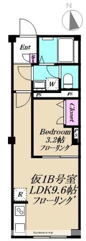 XEVO吉祥寺(1LDK/1階)の間取り写真