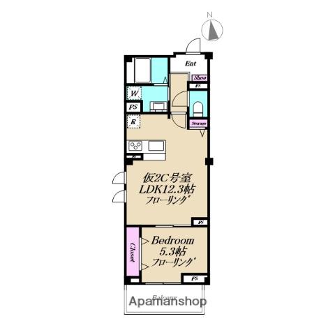 XEVO吉祥寺(1LDK/2階)の間取り写真