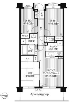 KS桜川 2階階 間取り