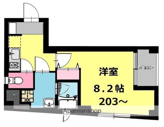 BCASA SAKURADAI(ワンルーム/2階)の間取り写真