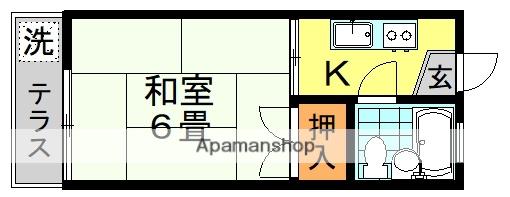 ハイツ白梅 2階階 間取り