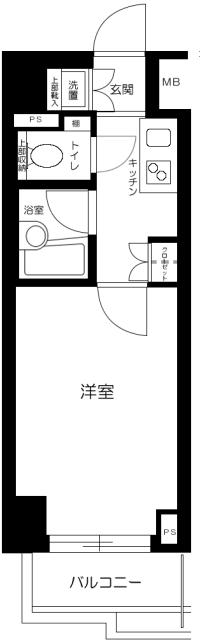 ルーブル練馬弐番館 8階階 間取り