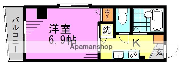フェニックス高円寺伍番館 2階階 間取り