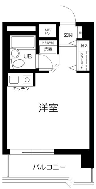 シャルマン中野坂上 2階階 間取り