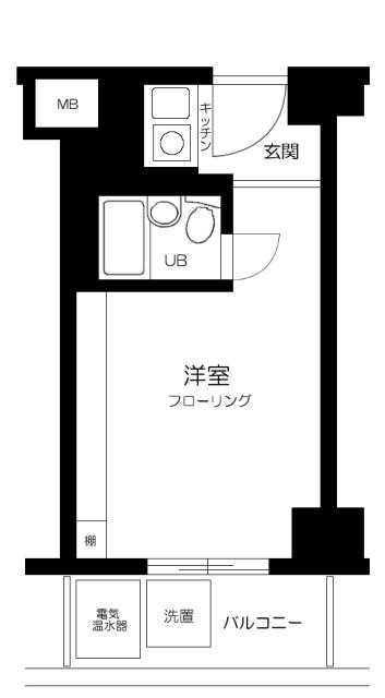 中野弥生町スカイハイツ 2階階 間取り