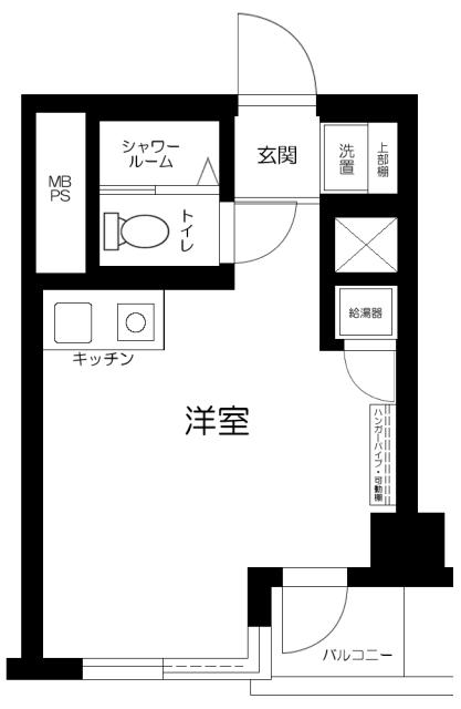 ロジマン西麻布 2階階 間取り