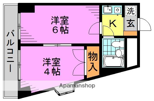 ピソブランコ 3階階 間取り