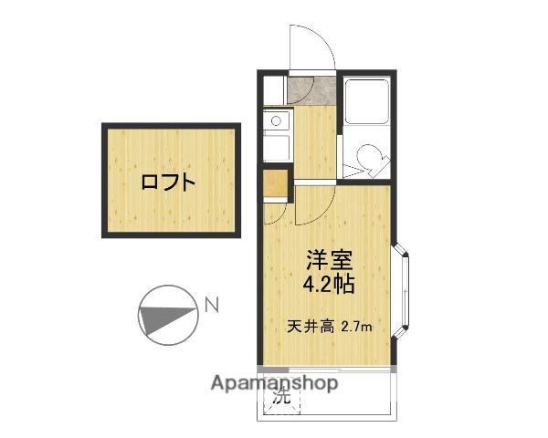 レジデンスオオキ 1階階 間取り