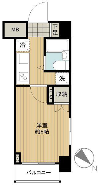 ルーブル千歳船橋 2階階 間取り