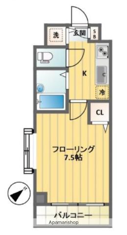 ガラ・ステージ渋谷西原 6階階 間取り