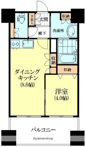 HF西新宿レジデンスWEST 9階階 間取り