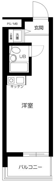 菱和パレス旗の台 11階階 間取り