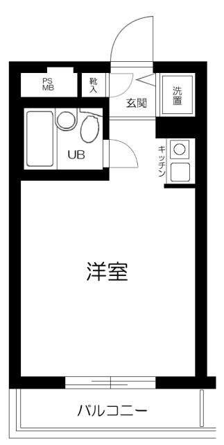 ハイネスプラザ新宿5 2階階 間取り