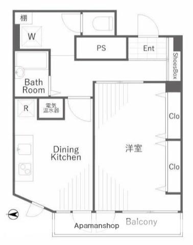 御苑ハイム 7階階 間取り