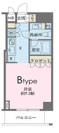 ドゥーエ南麻布 5階階 間取り