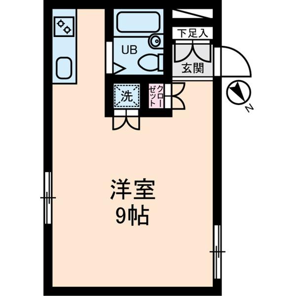 川口寿コーポ 2階階 間取り