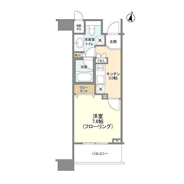 HF白金高輪レジデンス 4階階 間取り