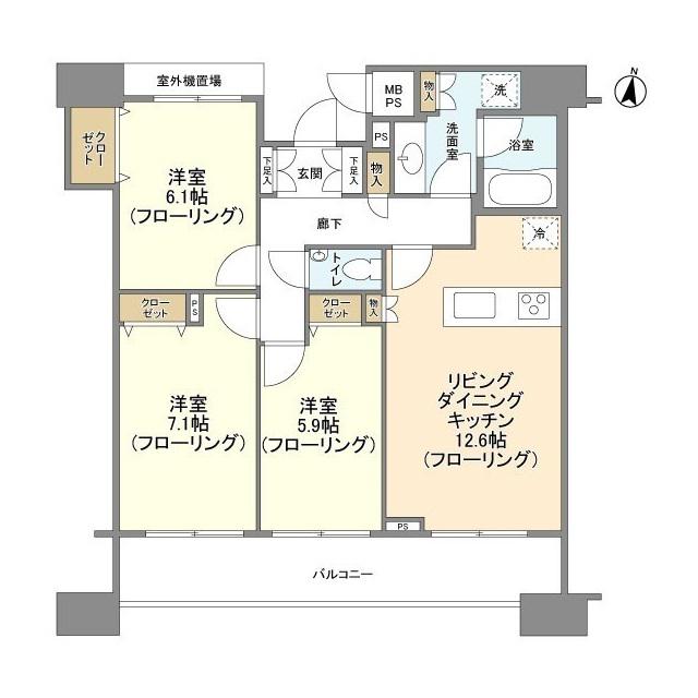 HF白金高輪レジデンス 9階階 間取り