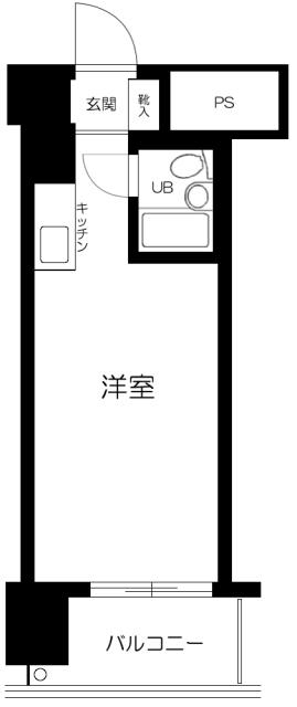 越前堀永谷マンション 3階階 間取り